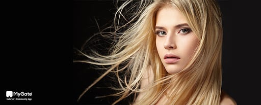 Butterscotch Blonde Hair Color for Indian Skin Tones