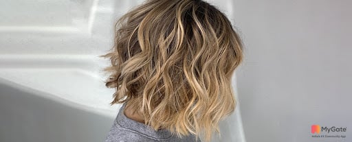 Champagne Blonde Hair Color for Indian Skin Tones