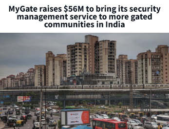 MyGate raises $56M to bring its security management service to more gated communities in India