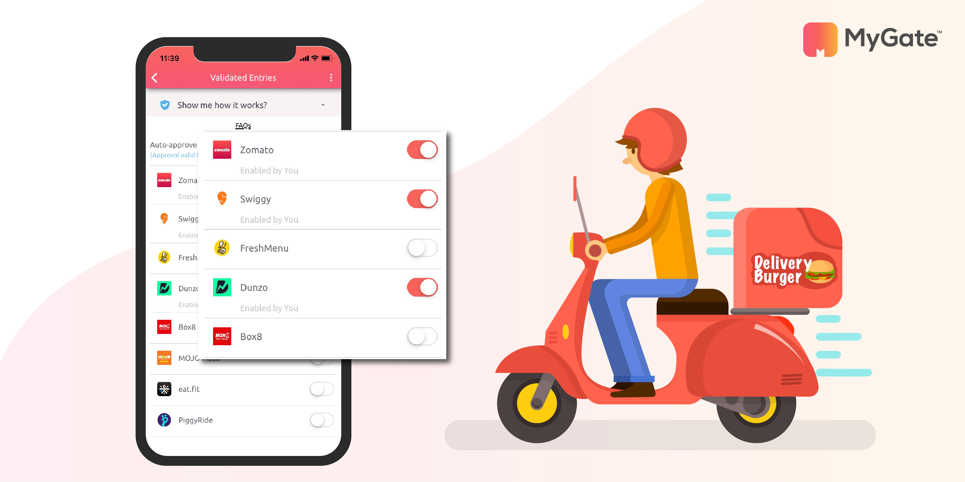 Delivery перевод на русский. Insurance mobile. Validate.