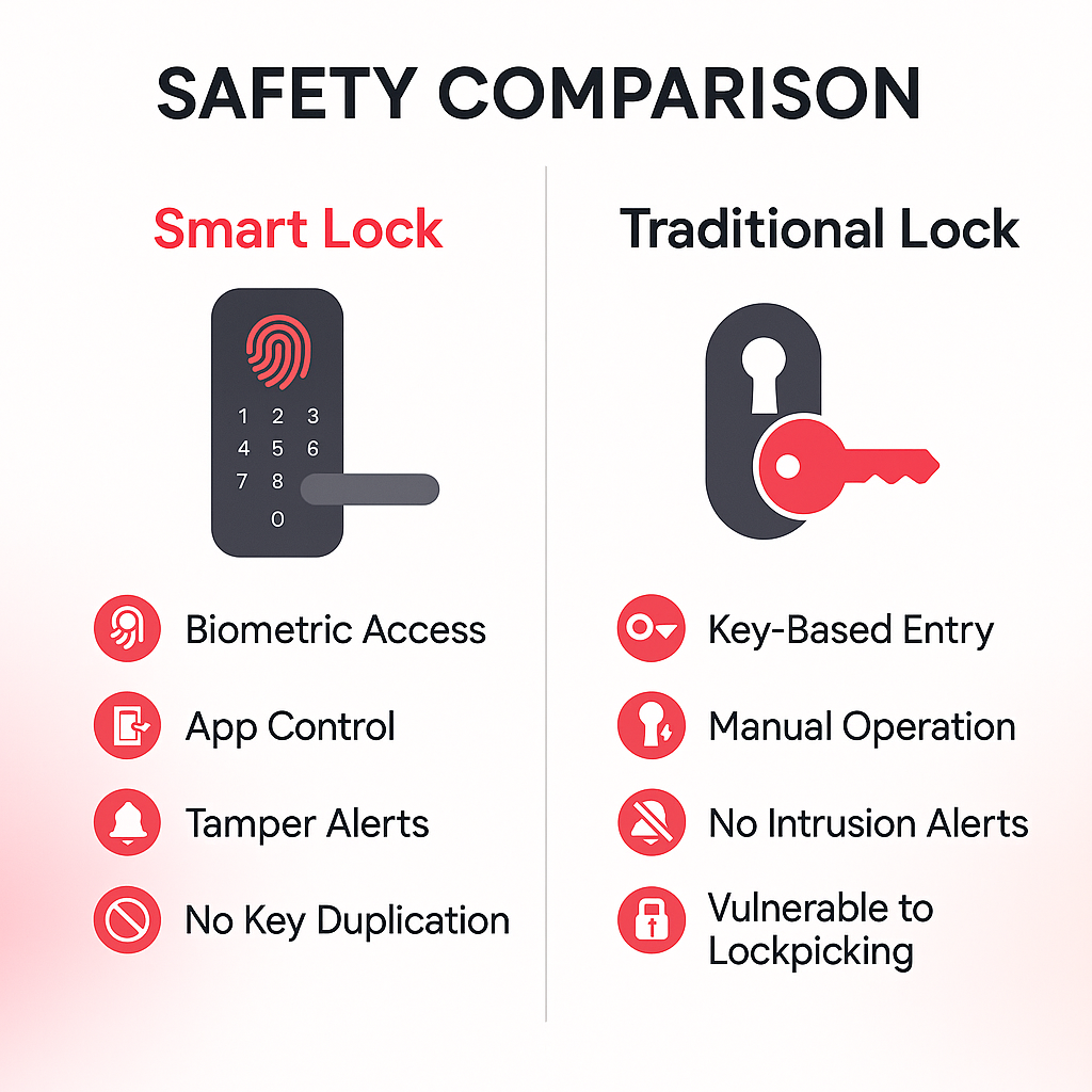 smartlocks vs traditional locks