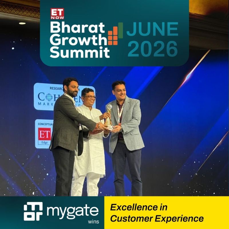Mygate wins the Customer Experience Excellence Award at the Bharat Growth Summit 2026